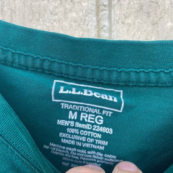 L.L Bean Plaid Button Down Short and Long Sleeve Shirts Mens Size Medium LOT - Picture 15 of 16